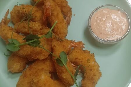 Креветки темпура