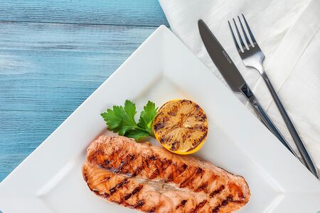 Стейк из семги