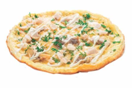 Омлет ветчина с сыром