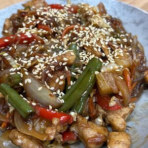 Фунчоза с курицей