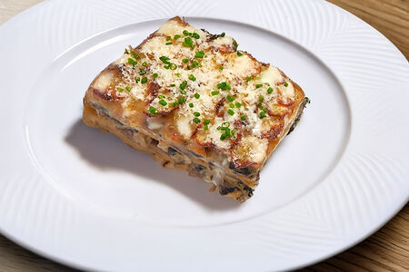 Лазанья Бьянка с грибами