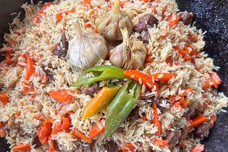 Плов с говядиной 