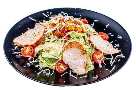 Салат Цезарь с курицей