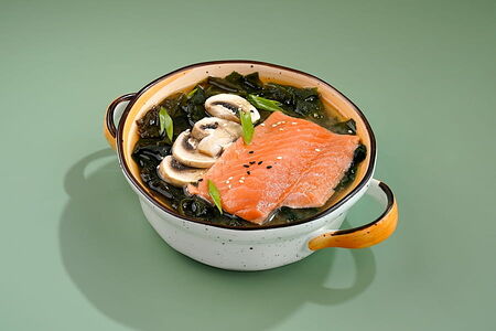 Мисо-суп с лососем