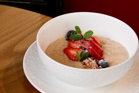 Каша геркулесовая на топленом молоке