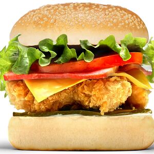 Фишбургер с тигровыми креветками