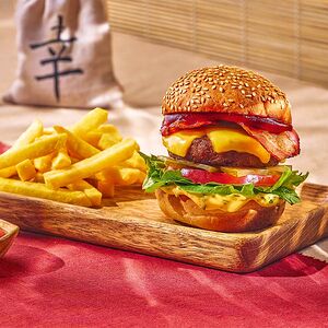 Японский мини-бургер