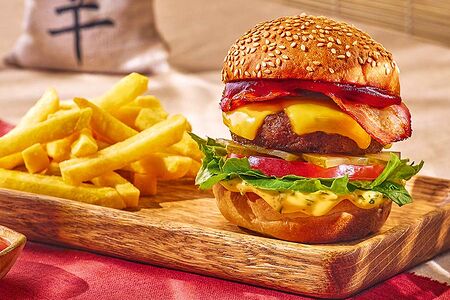 Японский мини-бургер