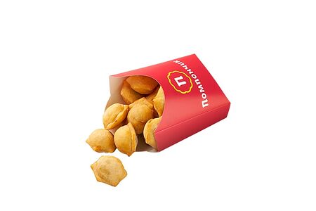 Жареные пельмени с индейкой