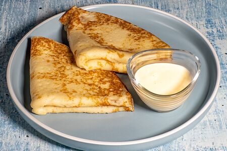 Блины со сгущенкой