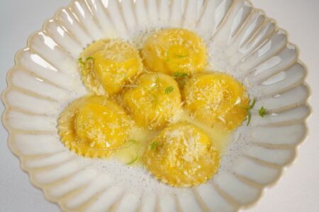 Равиоли краб и креветка