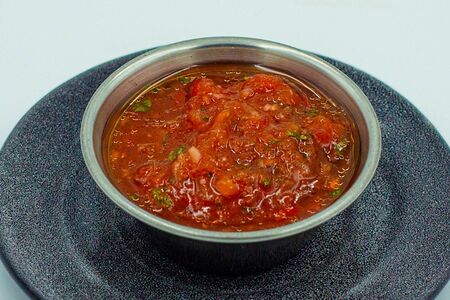 Сальса из копченых томатов