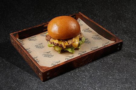 Смэшбургер с двойной куриной котлетой