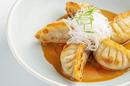 Хрустящие гёдза с говядиной