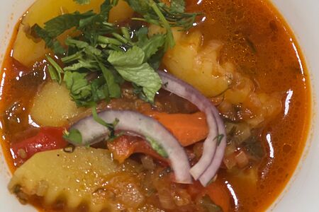 Овощной соус с картофелем