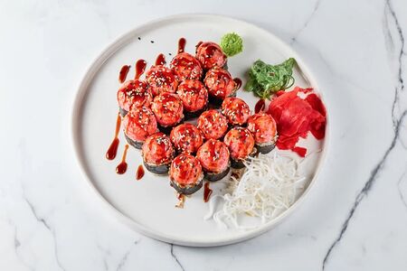 Запеченный сет роллов