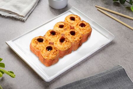 Запеченный с лососем