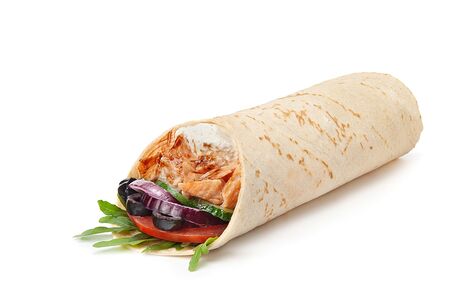 Ролл Куриная грудка, крем-чиз с руколой (не шаурма)