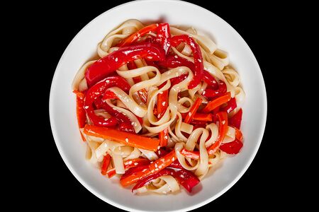 Удон с овощами