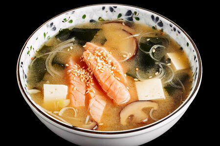 Мисо-суп с лососем