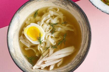 Суп-лапша с курицей по-домашнему