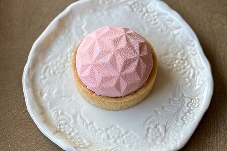 Тарт брусника-груша