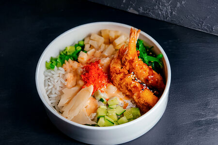 Поке с креветками