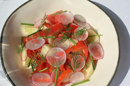 Дачный салат 