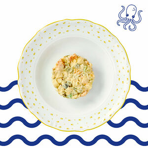 Оливье с краб-миксом