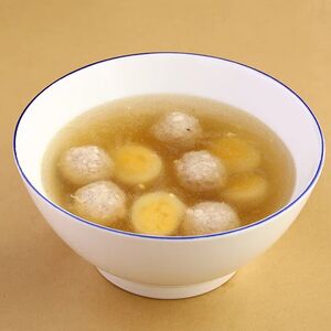 Суп с куриными фрикадельками