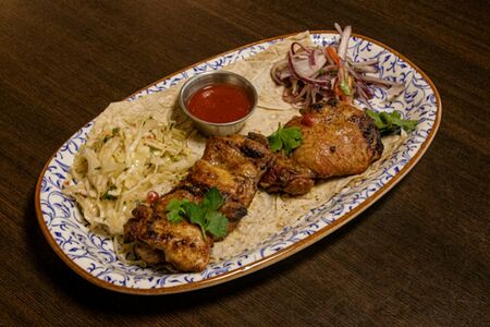 Шашлык из куриного бедра