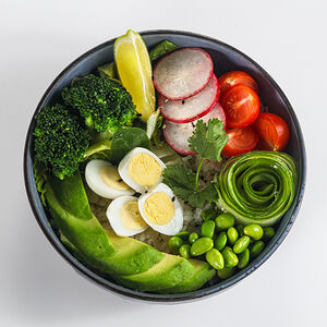 Поке с овощами