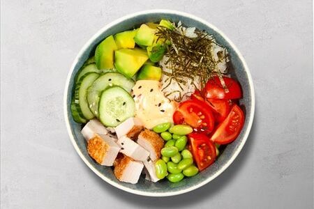 Поке с курицей