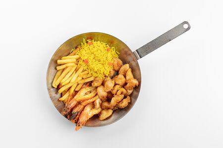 Креветки и кальмары