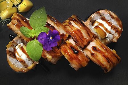 Филадельфия гриль с лососем