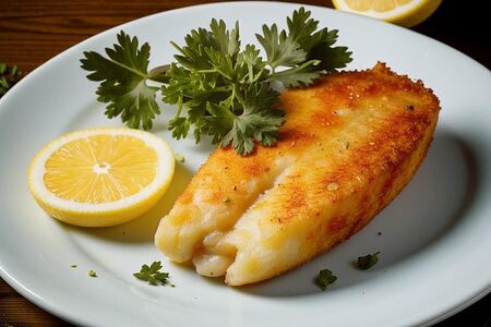 Филе сайды в яйце