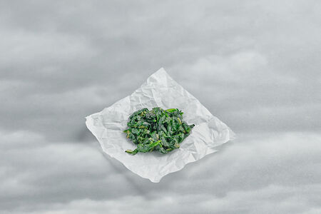 Шпинат жареный