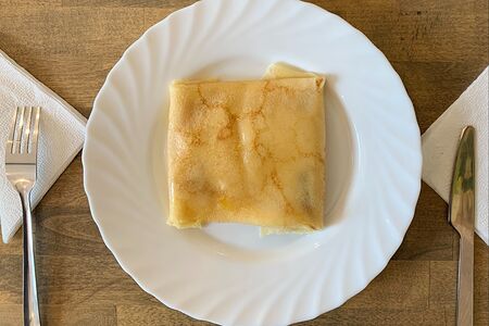 Блин с ветчиной и сыром 