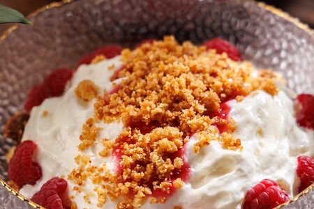 Воздушный малиновый чизкейк