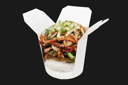 Рис со свининой