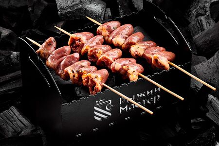 Куриные сердечки в маринаде