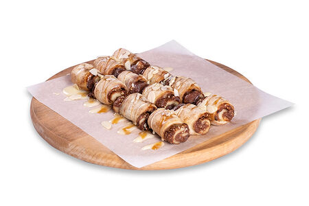 Рулетики с нутеллой и сливочным сыром