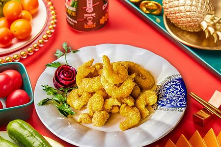 Креветки в сухаря №613