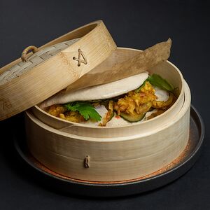 Булочка бао с креветками