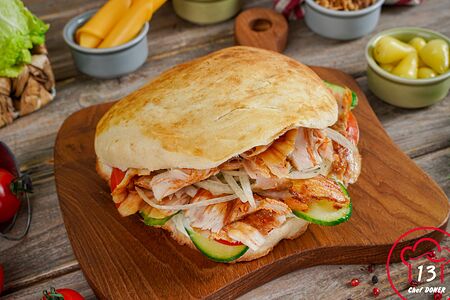 Донер в лепешке VIP