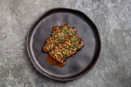 Брискет с мясным соусом