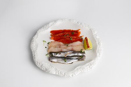 Ассорти северных слабосоленых рыб