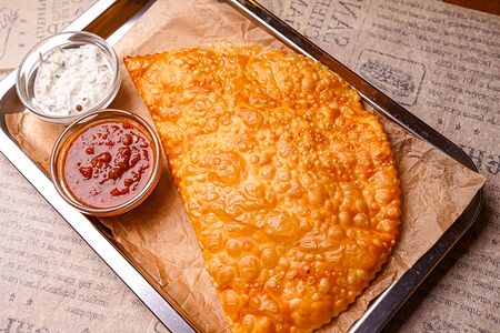 Чебурек с картофелем и грибами