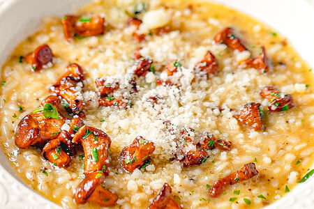 Ризотто с белыми грибами