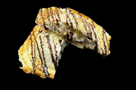 Сэндвич с бананом и апельсином